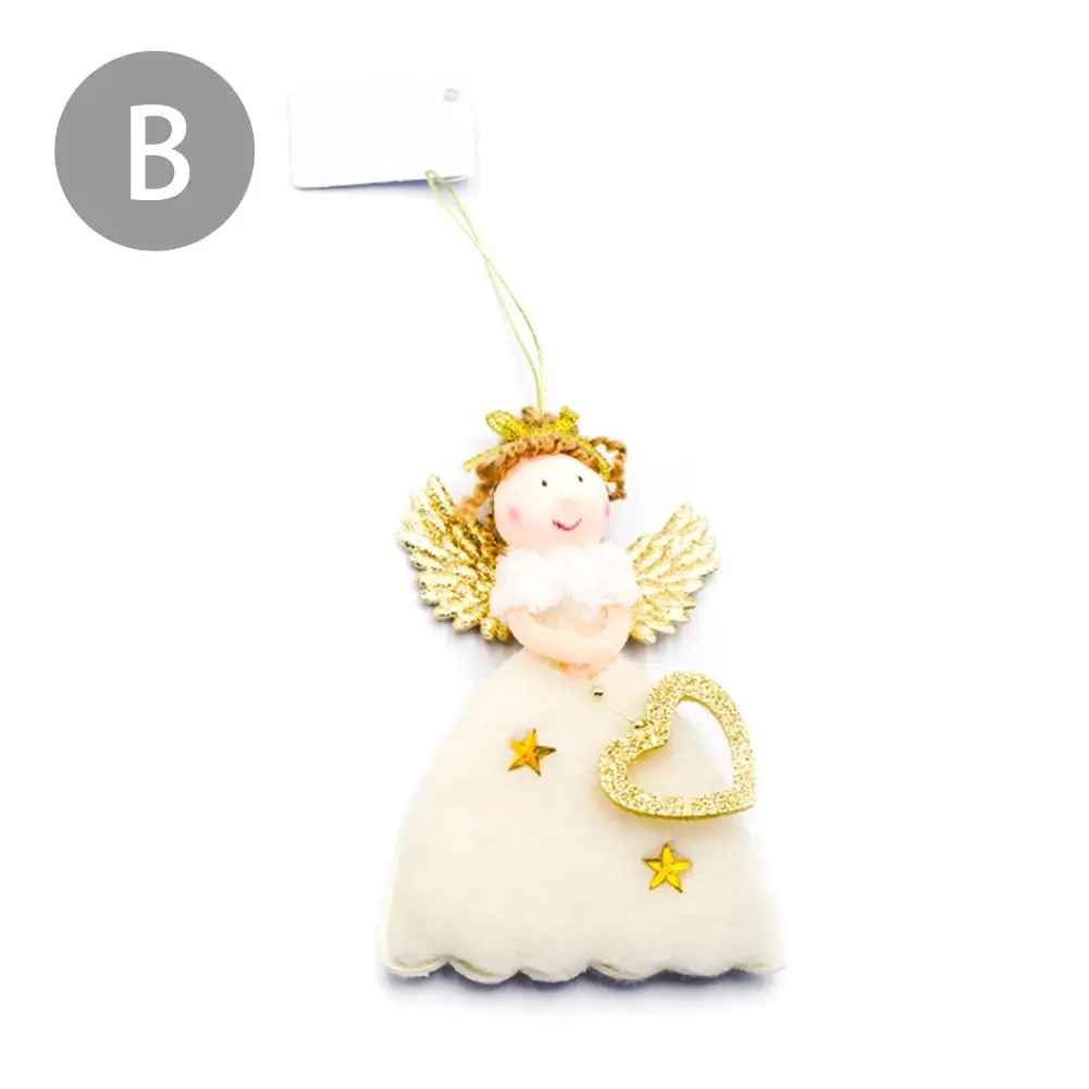 Hot Christmas Tree Hanging Ornaments Cloth Santa Claus Snowman Xmas Tree Toy Doll Hang Decoration Christmas Decorations for Home - Цвет: X
