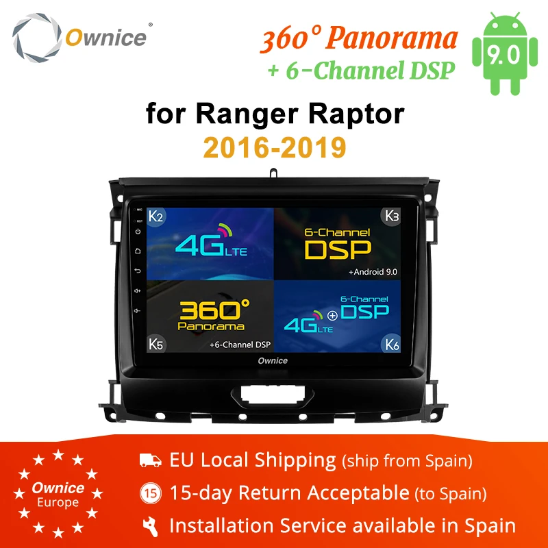 Ownice K3 K5 K6 9 дюймов Octa Core 2 Din 4 аппарат не привязан к оператору сотовой связи DSP 360