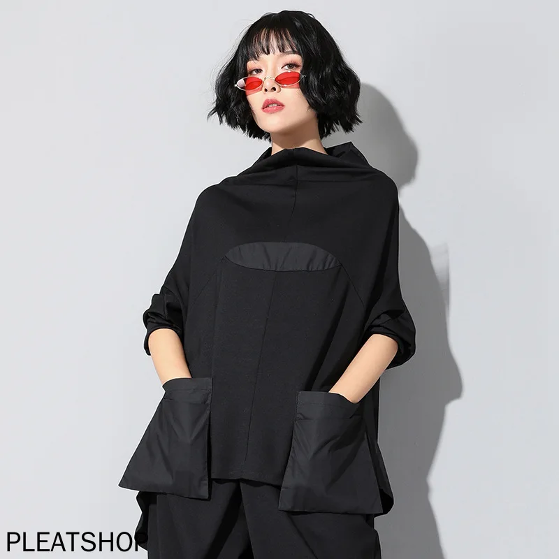 

Explosive Urban Casual High-neck Loose-fit Women's T-shirt Tops Ropa Mujer Blusa Feminine T Shirt