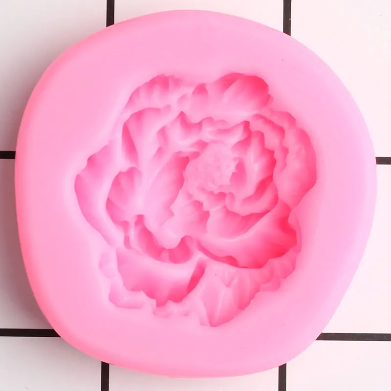 Форма для силиконовые формы в виде цветка пионов помадки инструменты украшения