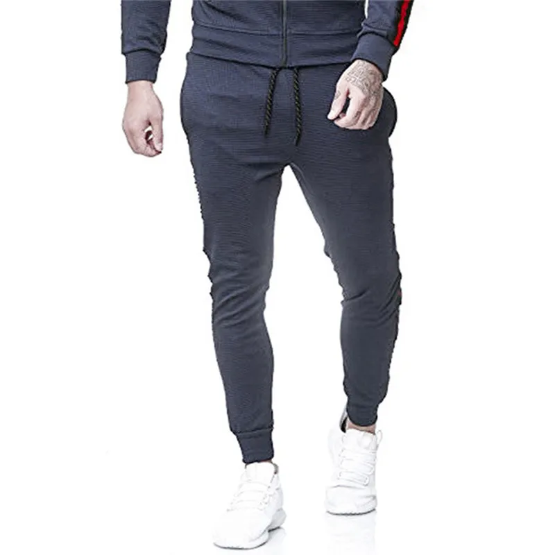 Мужские высококачественные Брендовые мужские штаны для фитнеса повседневные