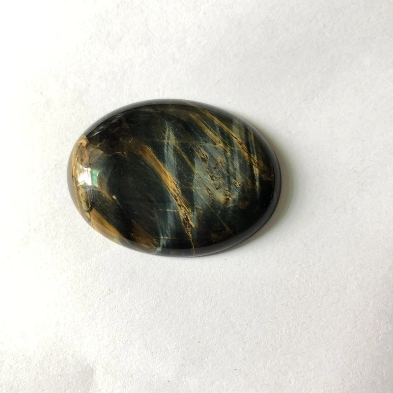 

Wholesale 1pcs A Quality Blue Tiger Eye 30x40mm Oval Beads Cabochon Pendant,Oval Gem Cabochon For Jewelry making