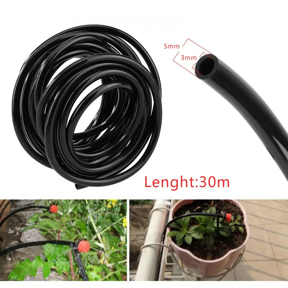 

30m DIY Automatic Micro Drip Irrigation System Garden Irrigation Spray Self Watering Kits with Adjustable Dripper