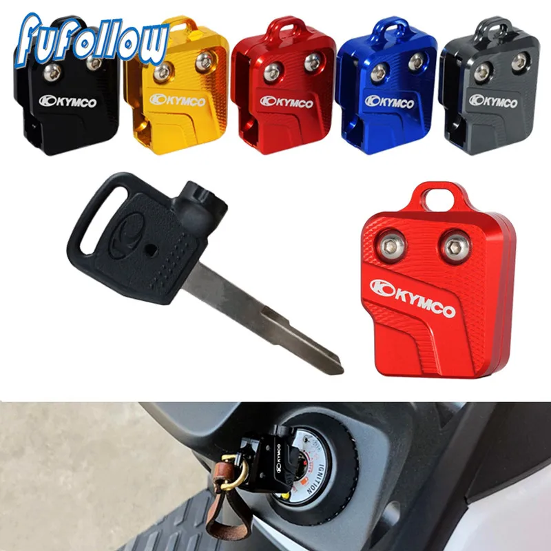 

Motorcycle CNC Key Cover For KYMCO Xciting XCITING250 300 CT250 CT300 nikita gdink like150 Key Caps Decor Protection Protector