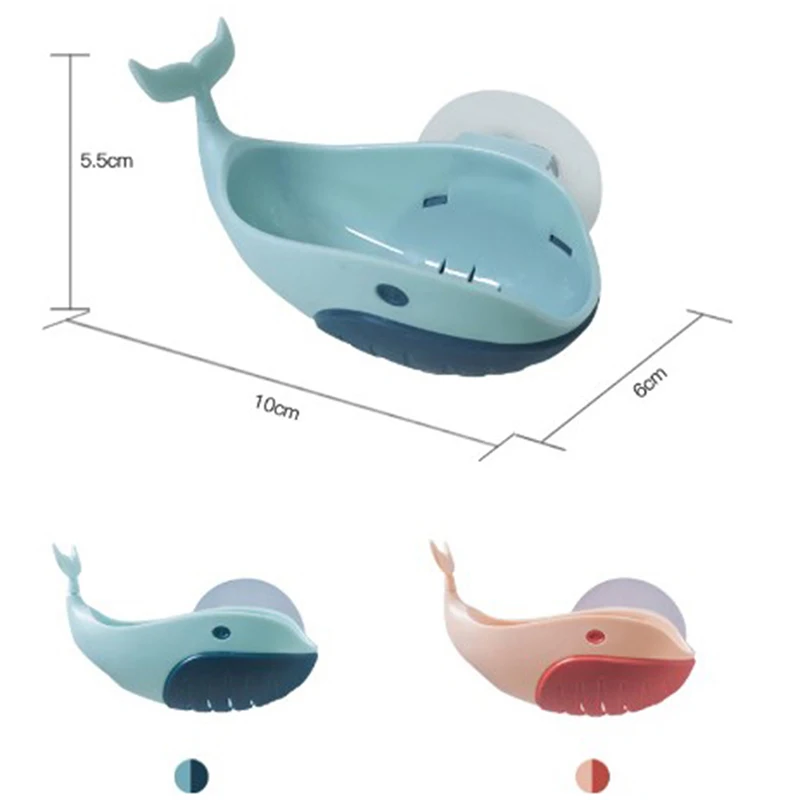 

Cute Shaped Soap Holder Bathroom Shower Soap Dishes Shower Plates Wall Mounted Soap Storage Box Kitchen Storage Holder Rack