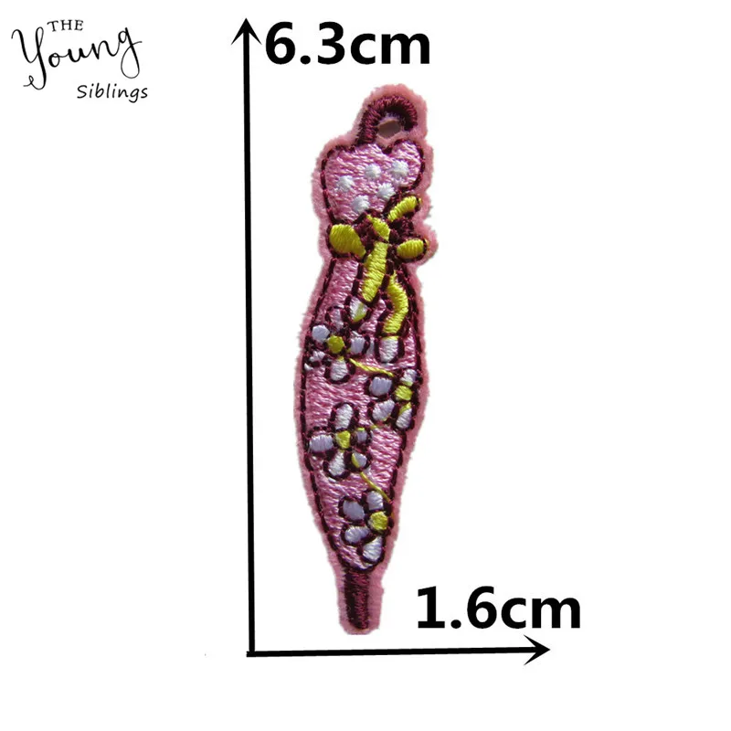 Декоративная заплатка с рисунком из мультфильма вышитая аппликация для DIY