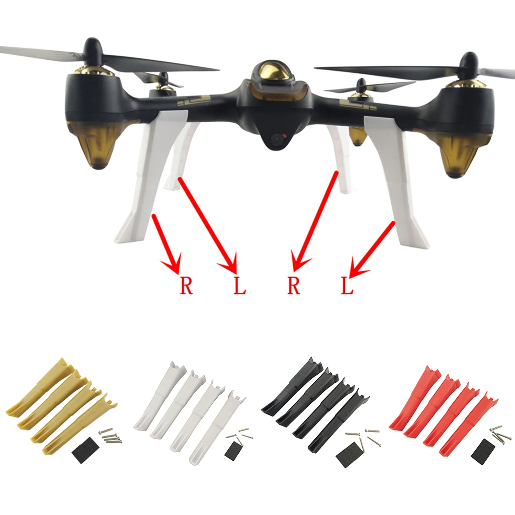 

4x Landing Gear Feet + Drone Screws for Hubsan H501S H501C X4