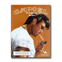 camel cigarettes pleasure to burn vintage retro tin sign metal sign tin sign 7 8x11 8 inch