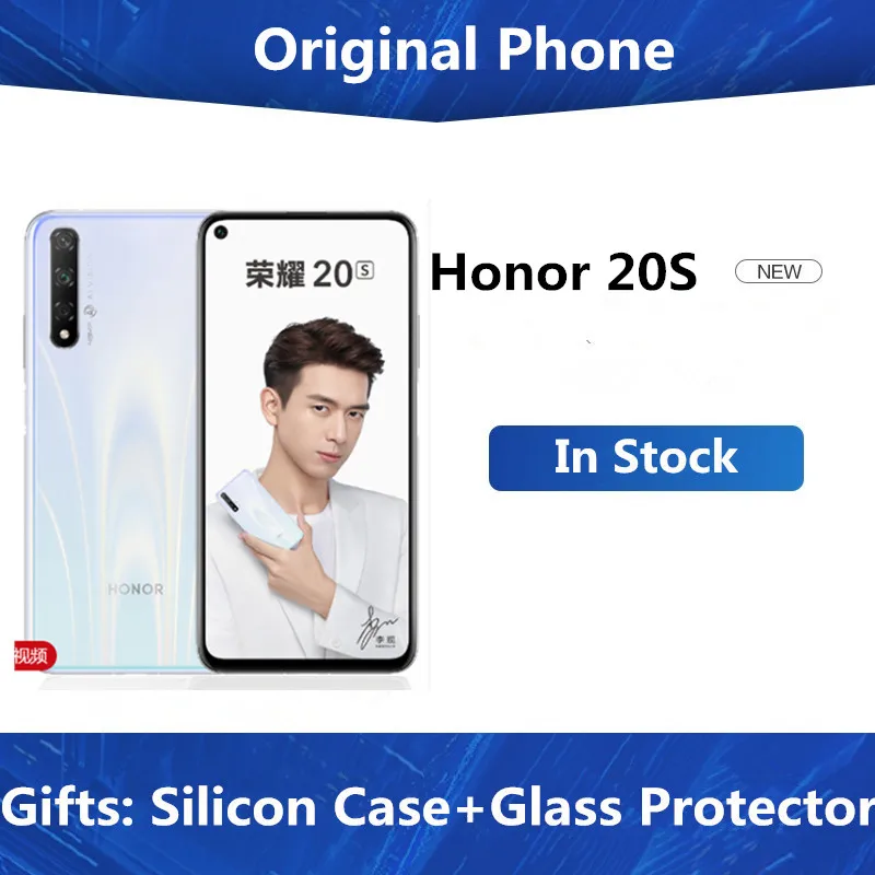 Смартфон Honor 20S Kirin 810 Android 9 0 полный экран 6 26 дюйма 48 Мп + 8 2 32 МП быстрое зарядное