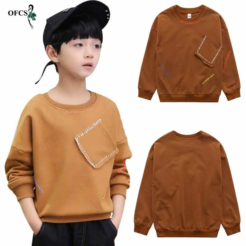 Розничная продажа вязаный свитер для мальчиков и девочек хлопковые топы на осень