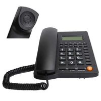 landline phone office home use corded landline fixed telephone desk phone with caller identification telefone for family office