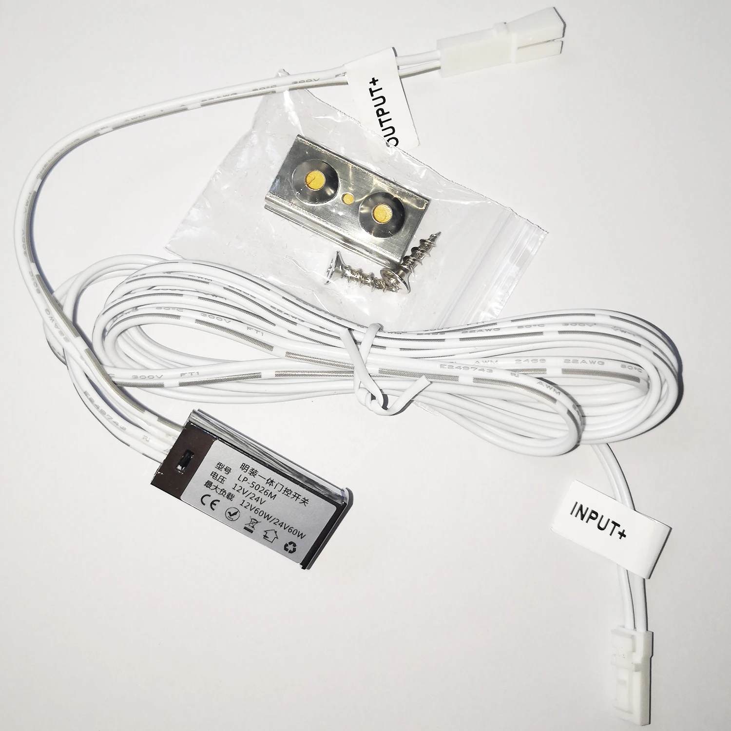 Встроенный шкаф с ИК датчиком движения светодиодный светильник для шкафа 12 В/24 В