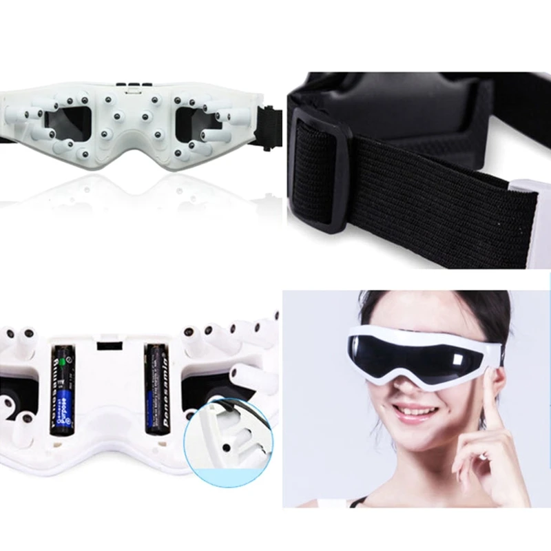 

Wireless Electric Eye Massager Magnetic Vibration Massage Glasses USB Rechargabl K1KB