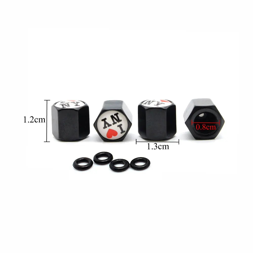 DSYCAR 4 шт./компл. автомобильный Стайлинг цинковый сплав Автомобильная крышка