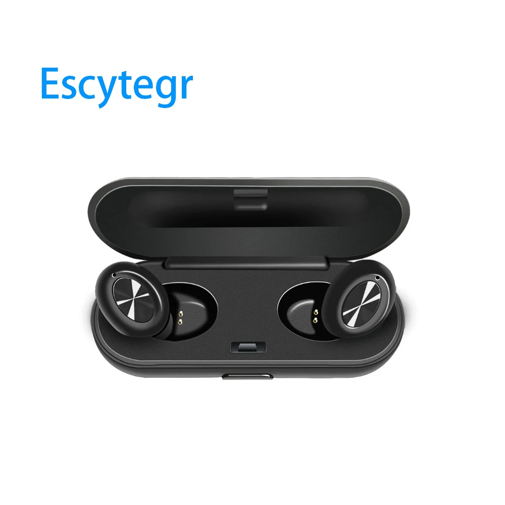 003 Escytegr Bluetooth гарнитура наушники вкладыши TWS с 5 0 двумя гарнитурами Беспроводной