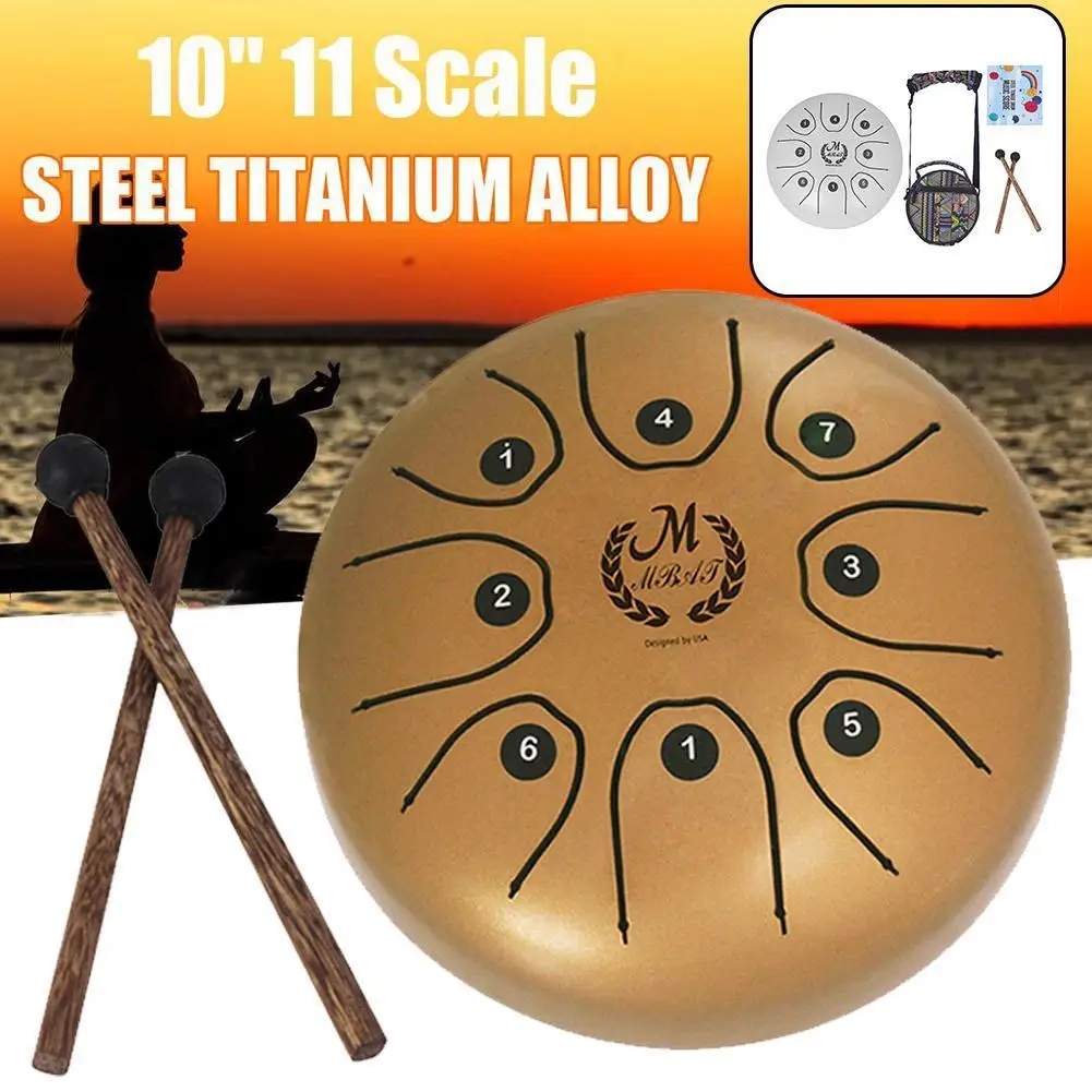 5 дюймовый ВОЛШЕБНЫЙ БАРАБАН мини барабан со стальным цветным перкуссионным