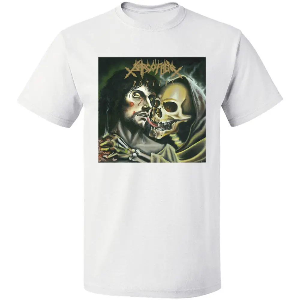 

Sarcofago Rotting 80s Sextrash Hellhammer Mystifier Poster Vinatge Free Shipping Tops Men T Shirt Men O-Neck T-Shirt