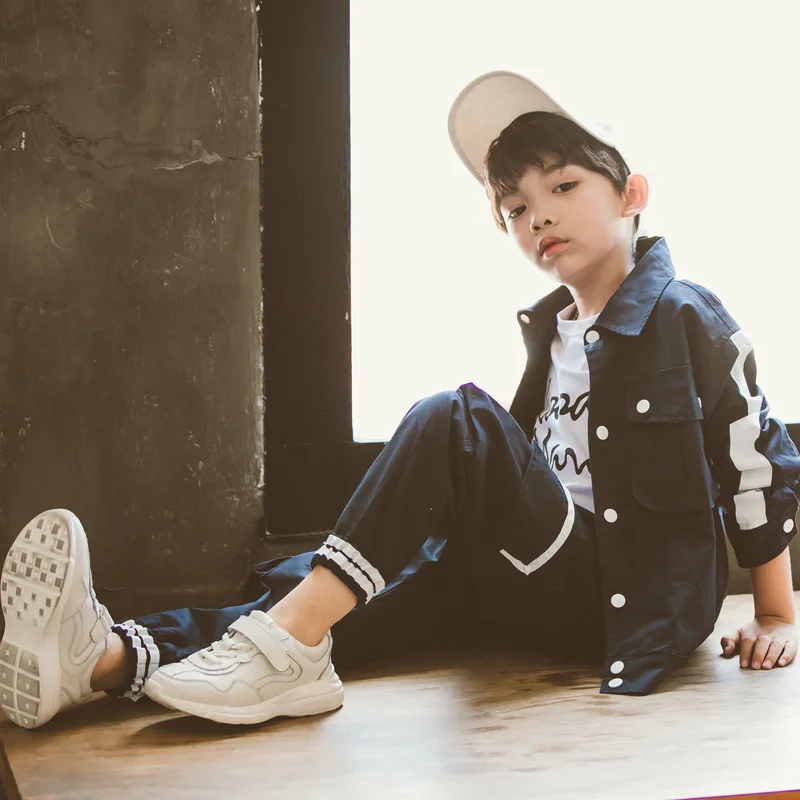 Комплект одежды для мальчиков-подростков повседневный спортивный костюм