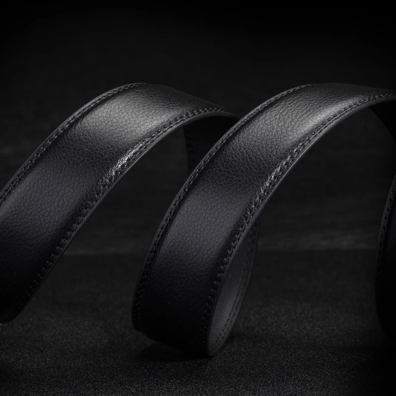 Мужской ремень черный натуральная кожа ремни для мужчин высокое качество