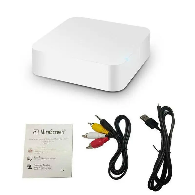 Автомобильный WiFi-адаптер MiraScreen приставка для зеркала Airplay Miracast DLNA GPS-навигация