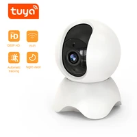 qzt indoor ip camera wifi tuya smart home security camera video surveillance infrared baby monitor 360%c2%b0 dome cctv camera ip wifi