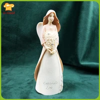 lxyy faith angel silicone mold home candle plaster figurine mould