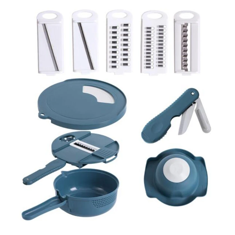 10 в 1 пищевая овощерезка для фруктов резак слайсер Dicer Choppers Mandoline Slicer фруктовый