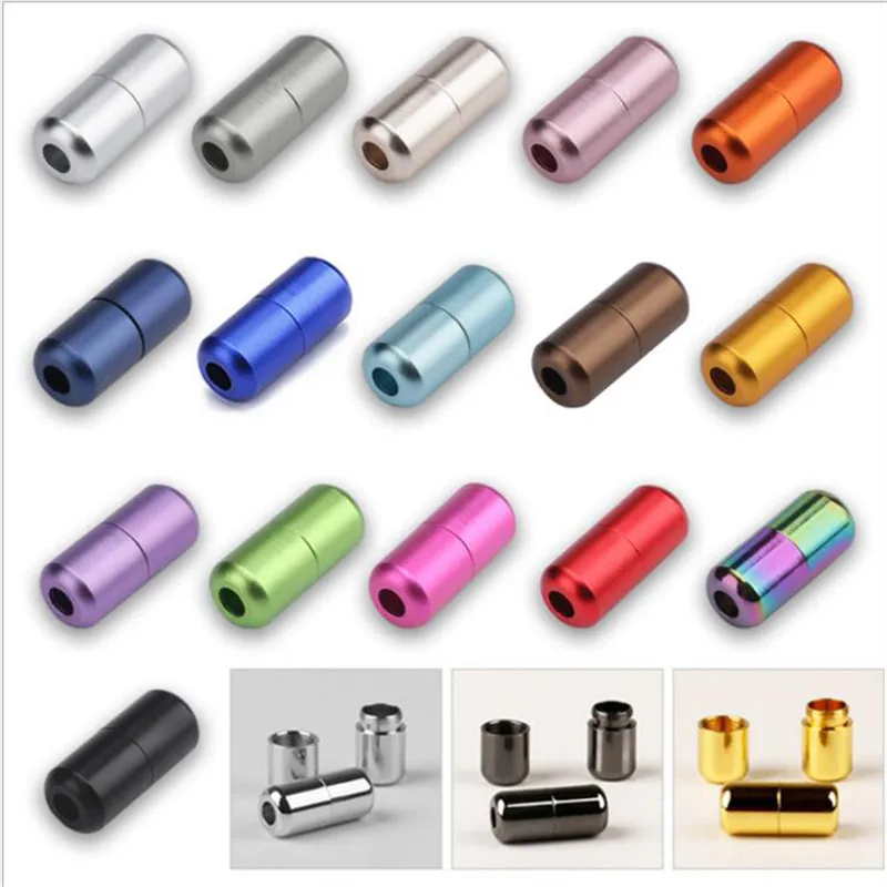 

2pcs Quick Buckle No Need Tie Shoelace Clasps Thick Metal Lazy Shoe Laces Buckle Capsule Tieless Colorful Shoe Laces Lock