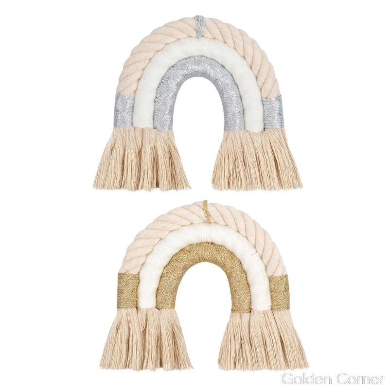 

INS Nordic Home Weaving Rainbow Tapestry Cotton Hand-Woven Color Ornaments Children'S Room Decoration Jy02 20 Dropship
