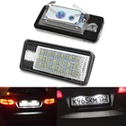 Светодиодная подсветильник ка OXILAM для номерного знака, лампа 12 В для Audi A3 S3 8P A4 B6 B7 A5 A6 4F Q7 A8 S8 C6, 2 шт.