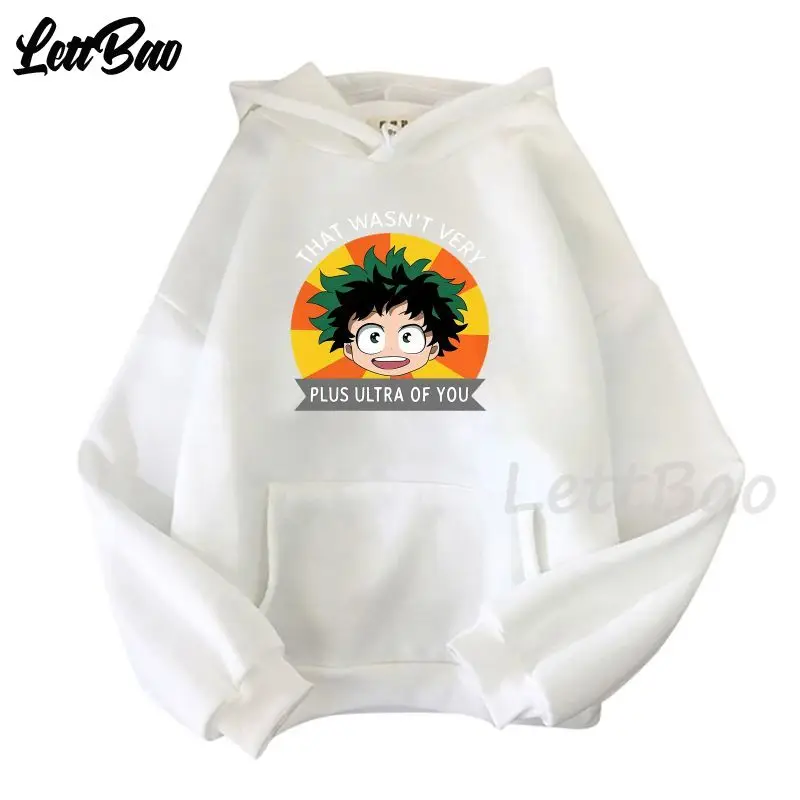 

Толстовка с капюшоном из японского аниме «Моя геройская Академия», флисовая Повседневная теплая одежда, Топ с длинным рукавом, пуловер, сви...