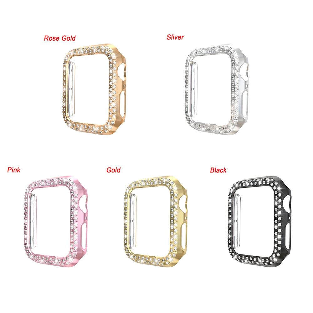 Роскошные хрустальные часы со стразами защитный чехол полное покрытие защита от