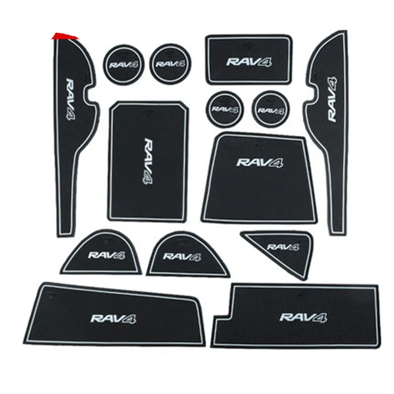 14 шт. Нескользящие Коврики для Toyota RAV4 Rav 4 2016 2018 гг.|Наклейки салона авто| |