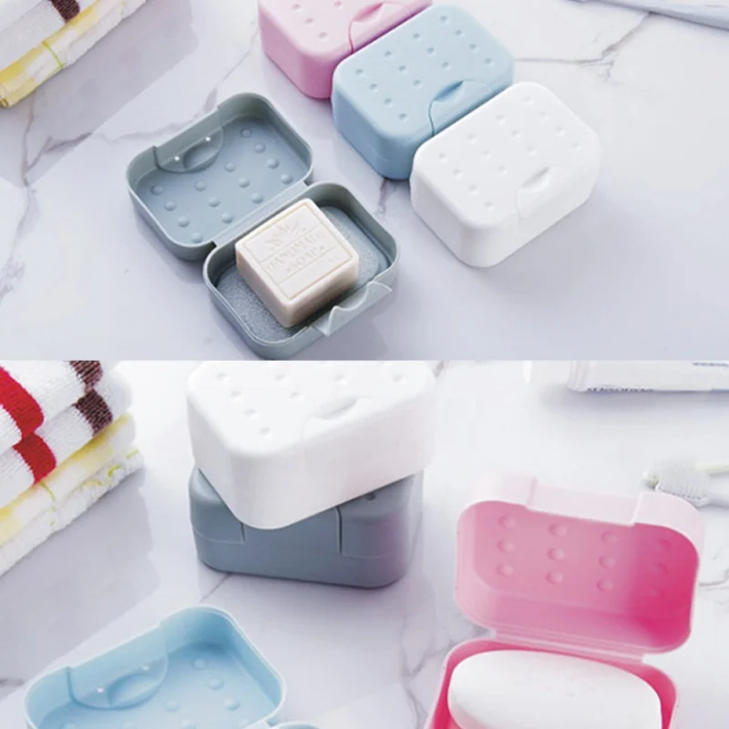 Бытовая мыльница водонепроницаемое уплотнение портативная с губкой