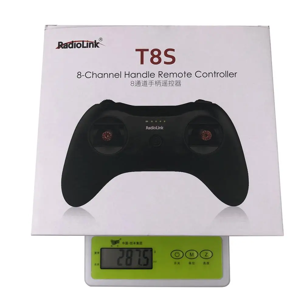 

New style Radiolink T8S 8CH RC Remote Controller Transmitter 2.4G with R8EF or R8FM Receiver Handle Stick for FPV Quad Drone