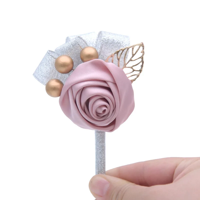 1 шт. новые искусственные розы бутоньерка для невесты украшения свадебных