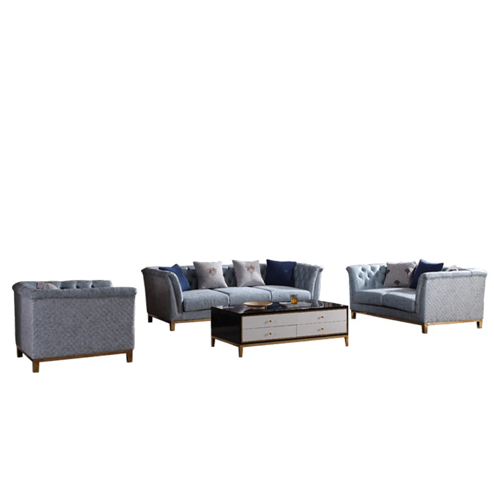 CBM 0403 SF902A современный дизайн металлические ножки элегантный диван Chesterfield 1 + 2 3 deluxe