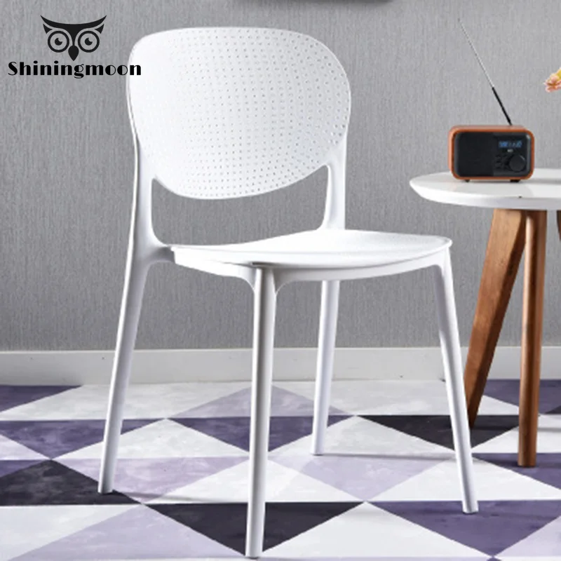 Скандинавское пластиковое обеденное кресло ресторанное офисное компьютерное