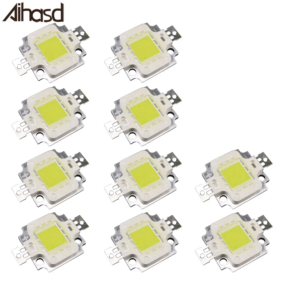 10 шт. 12 В Вт высокой мощности Встроенная белая светодиодная лампа светодиодные