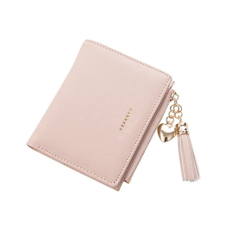 

2021 Women Wallet Small Cute Wallet Women Short Leather Women Wallets Zipper Purses Portefeuille Female Purse