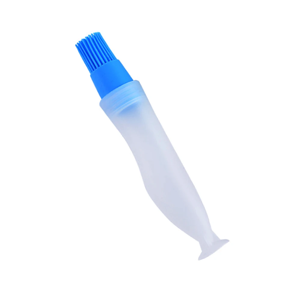

1PC Portable Silicone Suction Table Oil Bottle Brush Multifunctional Baking Barbecue Oil Brush Kitchen Tool