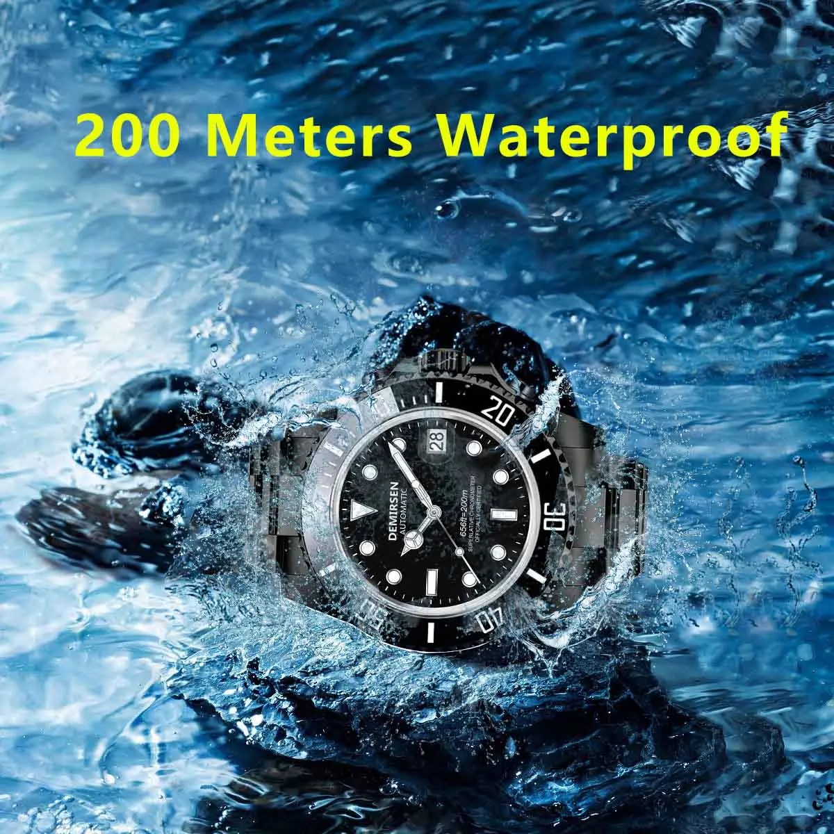 Мужские механические наручные часы Demirsen роскошные Брендовые Часы из нержавеющей