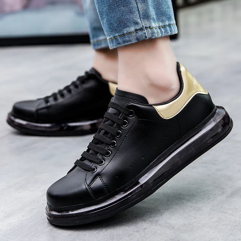 LOOZYKIT New Men Casual Shoes Lac-Up Winter Fashion Female Clunky Sneaker Platform High Heel Dad 39-44 | Обувь