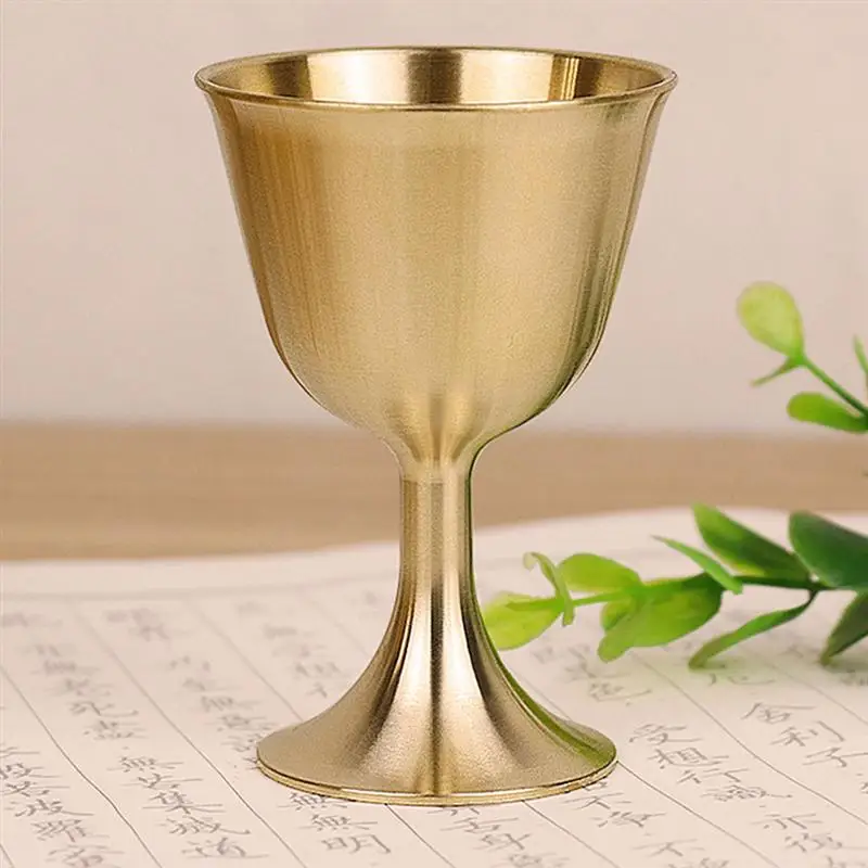 2 шт. декоративные латунные винные чашки украшения в китайском стиле | Дом и сад
