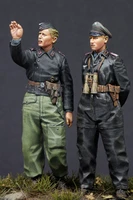 135 model kit resin kit heer panzer crew set 2 figures