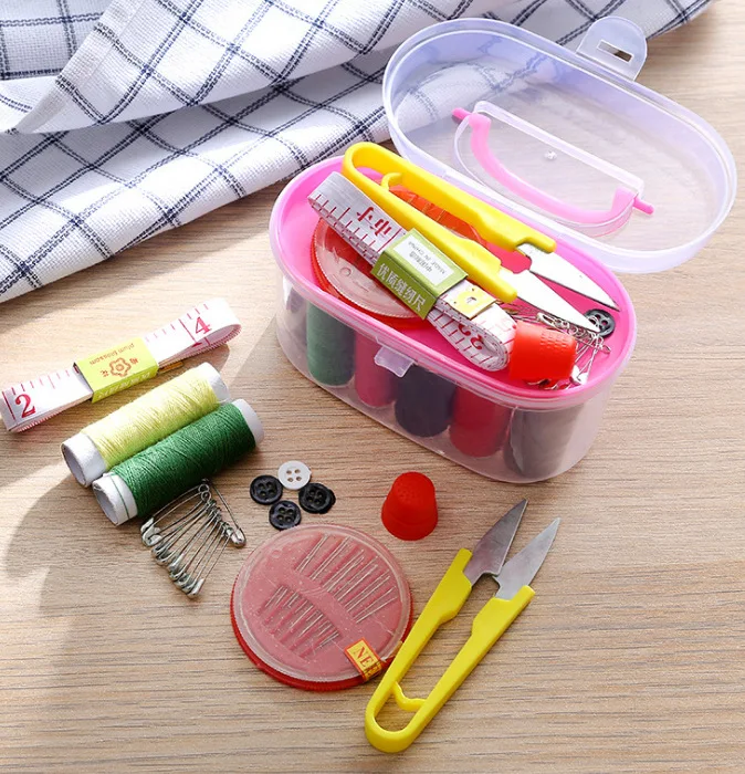 

40pcs Sewing Accessories Portable Sewing Kit Box Kitting Needle Quilting Thread Stitching Embroidery Craft Sewing Tools Supplies