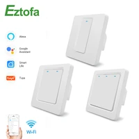 tuya smart wifi light switch with physical button ac90 240v smart life app smart wall switch works with alexa google home echo