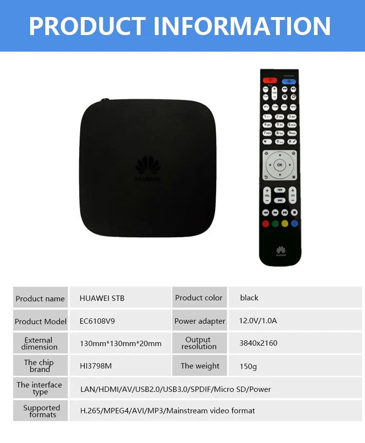 Hua Wei EC 6108V9 Mi ni телеприставка четырехъядерный процессор поддержка 4K UHD HDMI Google mall ip tv Bluetooth WiFi STB для OnwPlus tv Q1