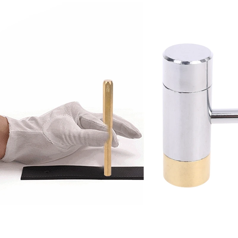 8pcs Brass Punch with Hammer Bench Block Repair Tools Kit for Gunsmithing Armorers Watch Jewelry Crafts | Дом и сад