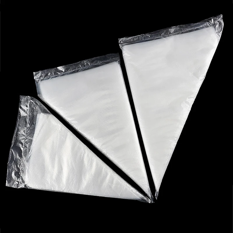 100 шт кухонный пластиковый кондитерский мешок одноразовый для украшения торта